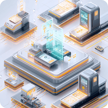 3D isometric illustration of comprehensive testing services